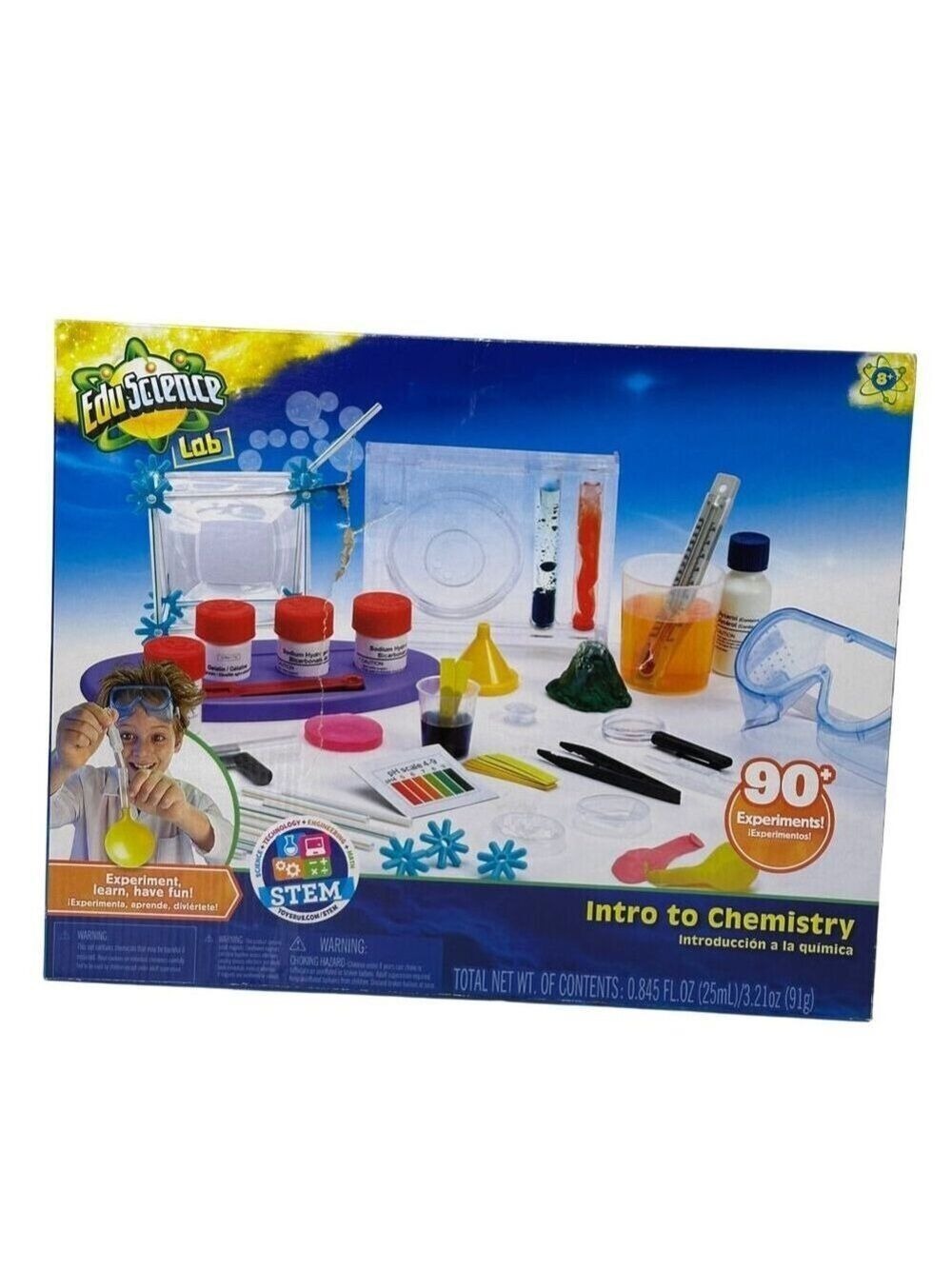 Edu-Science Lab Intro Chemistry STEM Kit Toys R Us READ Sealed 90+ Experiments
